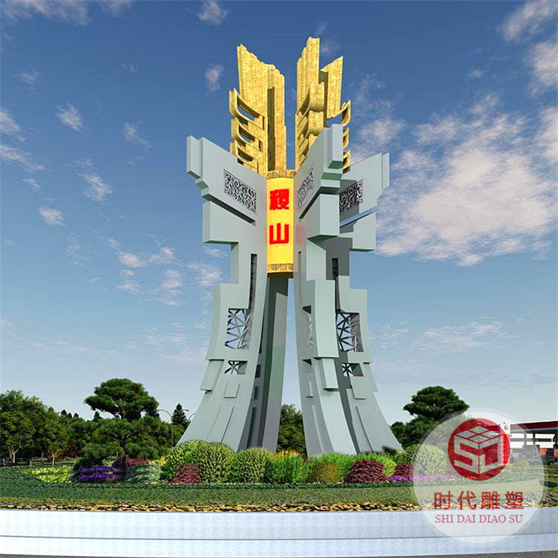 源頭工廠不銹鋼雕塑園林景觀戶外大型雕塑公園廣場(chǎng)鑄銅人物雕塑
