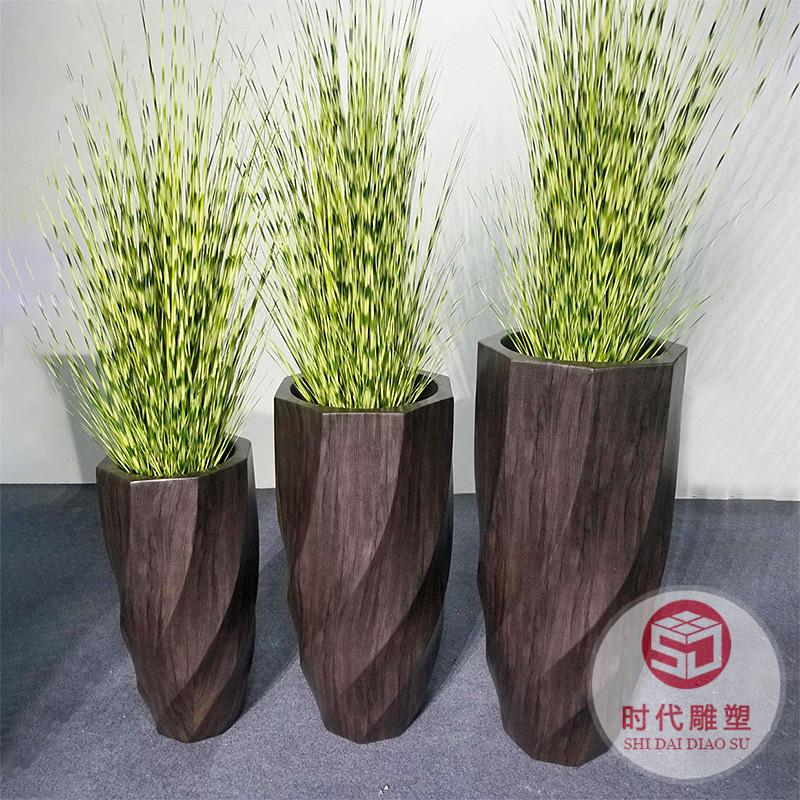 玻璃鋼綠化種植箱花盆高架橋市政工程可批發(fā)花盆花箱樹(shù)脂花盆廠家