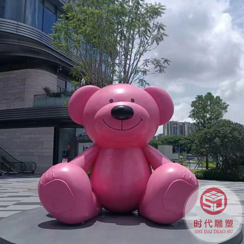 戶外園林景觀玻璃鋼卡通兔子雕塑商場(chǎng)售樓部小區(qū)幼兒園小動(dòng)物擺件