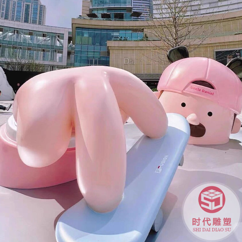 戶(hù)外玻璃鋼抽象體育運(yùn)動(dòng)人物雕塑跑步足球籃球自行車(chē)大型景觀擺件