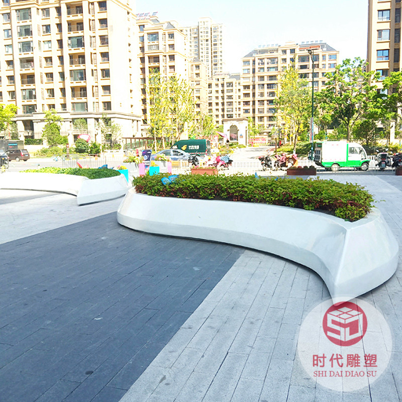 玻璃鋼座椅商場(chǎng)休閑創(chuàng)意樹(shù)林云朵椅公園庭院戶(hù)外市政樹(shù)池坐凳定制