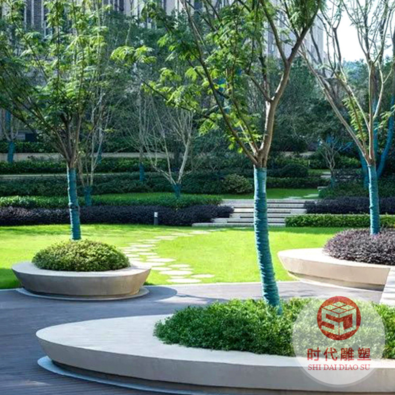 玻璃鋼樹(shù)池座椅園林景觀花壇創(chuàng)意戶外商場(chǎng)休息區(qū)長(zhǎng)條玻璃鋼座凳子