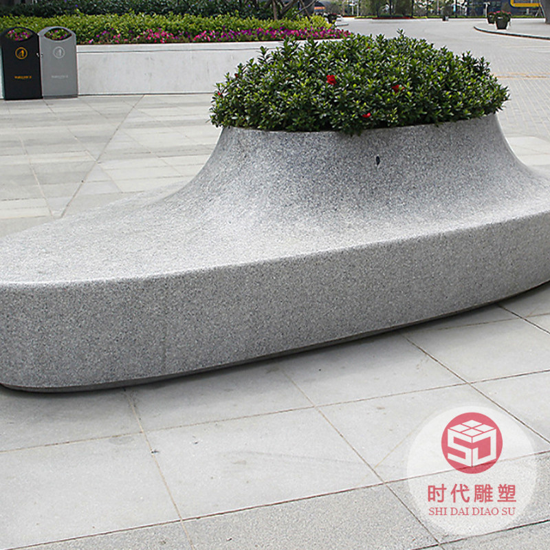 玻璃鋼樹(shù)池休閑座椅坐凳商場(chǎng)商業(yè)街公園戶外長(zhǎng)椅公共休息等候椅子
