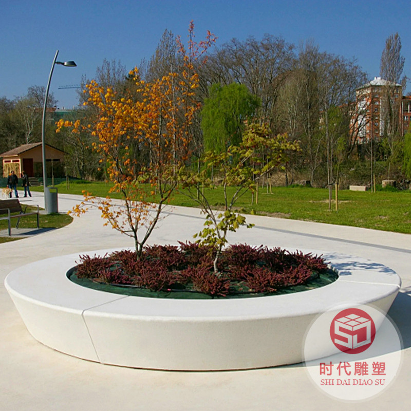 玻璃鋼休閑座椅商場(chǎng)大廳機(jī)場(chǎng)酒店創(chuàng)意花盆樹(shù)池公共休息區(qū)坐凳款式