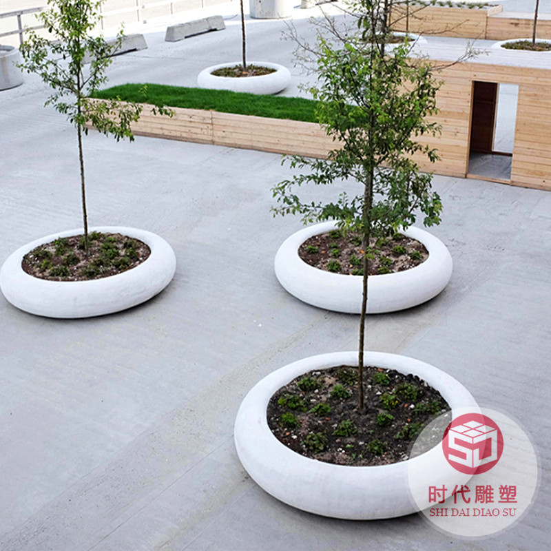玻璃鋼樹(shù)池座凳城市綠化戶外花箱座椅園林景觀戶外玻璃鋼長(zhǎng)條座凳