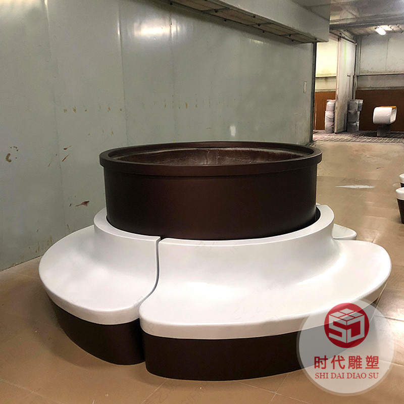 定制玻璃鋼樹(shù)池座椅園林景觀花壇創(chuàng)意座椅校園戶外休息區(qū)凳休閑椅