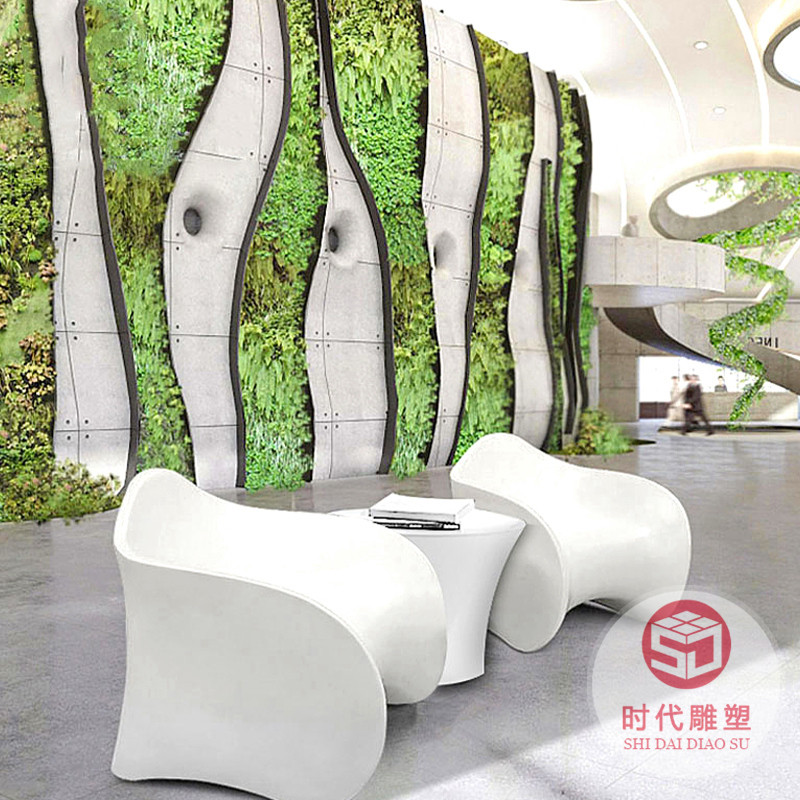 玻璃鋼座椅鵝卵石公共兒童休息坐凳商場(chǎng)美陳戶(hù)外等候休閑座椅定制